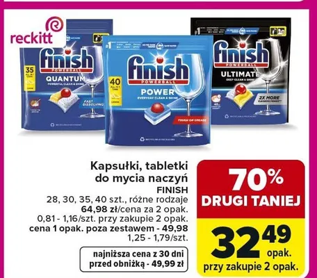 Kapsułki, tabletki do mycia naczyń promocja w Carrefour