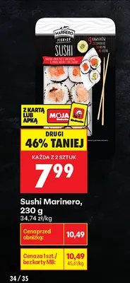 Sushi Marinero promocja w Biedronka