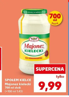 Majonez kielecki Społem Kielce promocja w Kaufland