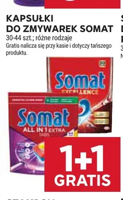 Kapsułki do zmywarek Somat promocja w Stokrotka