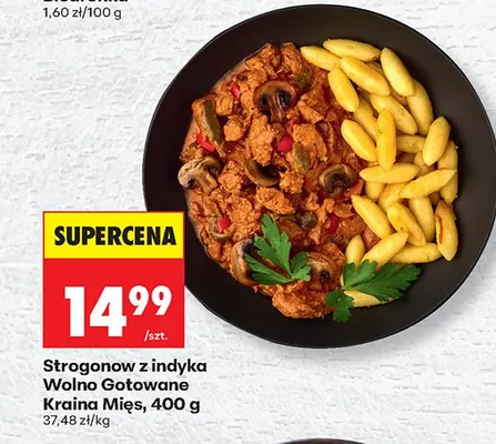 Strogonow z indyka Wolno Gotowane  promocja w Biedronka