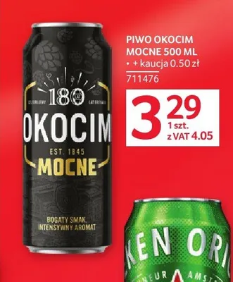 Piwo Okocim Mocne promocja w Selgros