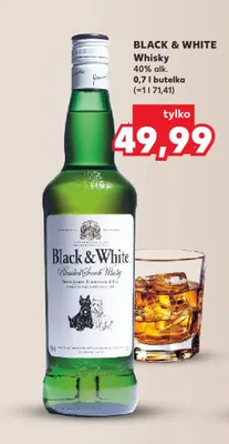 Whisky Black & White promocja w Kaufland