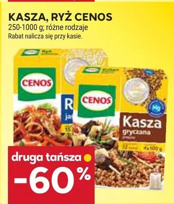 Kasza, ryż Cenos różne rodzaje promocja w Stokrotka
