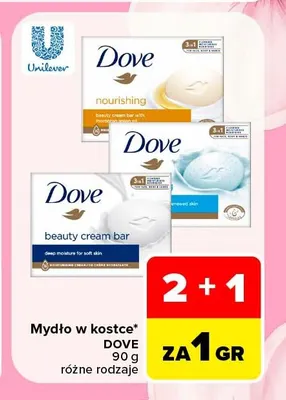 Mydło w kostce Dove nourishing promocja w Carrefour