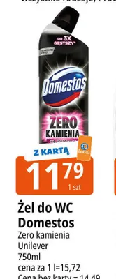 Żel do WC Domestos Zero Kamienia promocja w Leclerc
