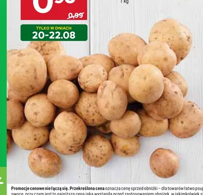 Ziemniaki wczesne promocja w Stokrotka