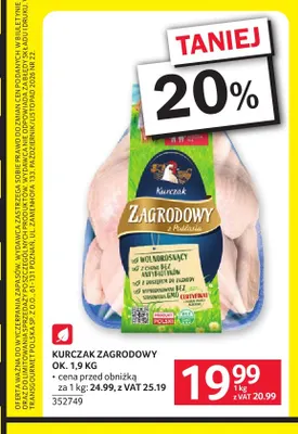 Kurczak ok. 1,9 kg promocja w Selgros