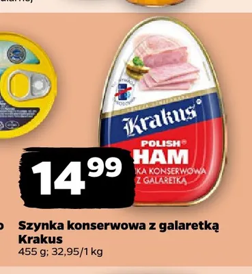 Szynka konserwowa z galaretką Krakus promocja w Netto
