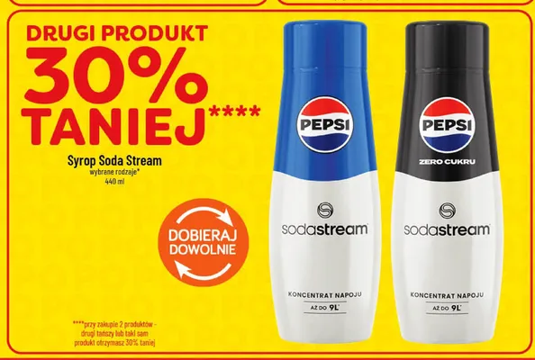 Syrop Soda Stream wybrane rodzaje promocja w POLOmarket