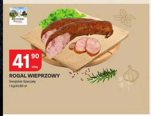 Rogal wieprzowy Swojskie Specjały promocja w Chorten