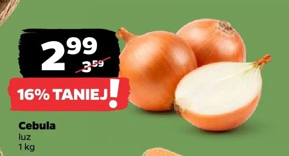 Cebula luz promocja w Netto