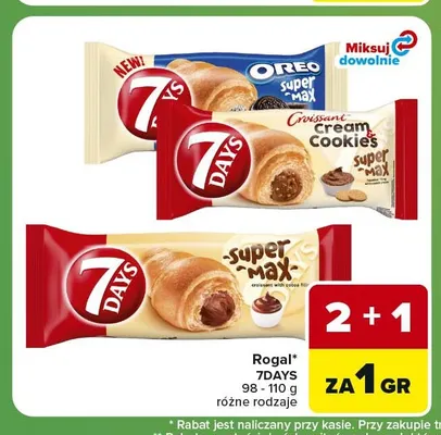 Rogal 7Days Super Max z nadzieniem kakaowym promocja w Carrefour Express