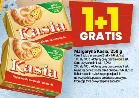 Margaryna Kasia, 250 g promocja w Twój Market