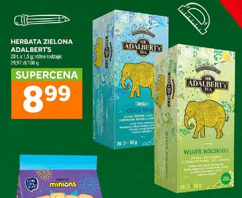 Herbata zielona Adalbert's Cisza Wód promocja w Stokrotka