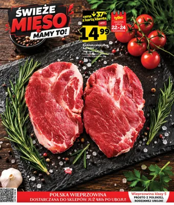Karkówka wieprzowa bez kości promocja w TOPAZ