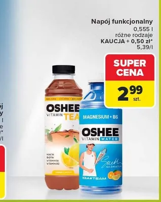 Napój funkcjonalny Oshee Vitamin Water Lemon promocja w Carrefour Market