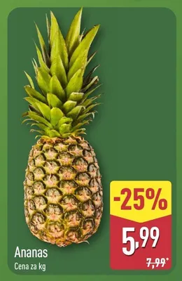 Ananas promocja w Aldi