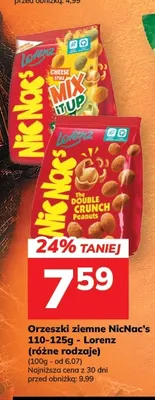 Orzeszki ziemne NicNac's Lorenz promocja w Hitpol