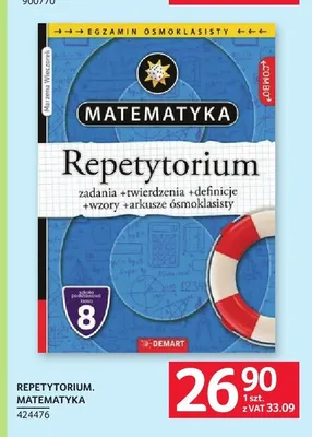 Książka Repetytorium. Matematyka promocja w Selgros