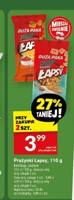 Prażynki solone Lapsy promocja w Twój Market