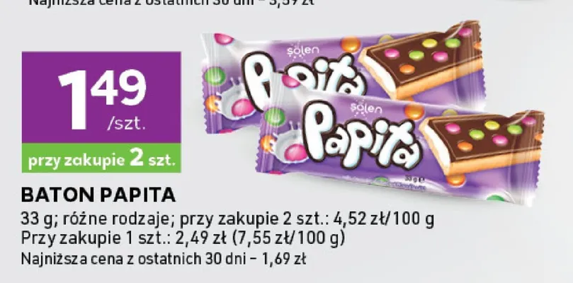 Baton różne rodzaje promocja w Stokrotka