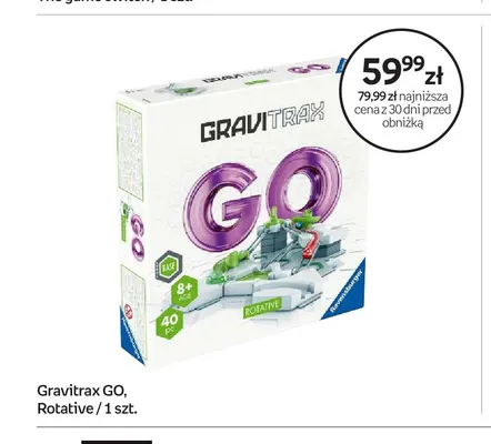 Zabawka edukacyjna Gravitrax GO Rotative promocja w Empik