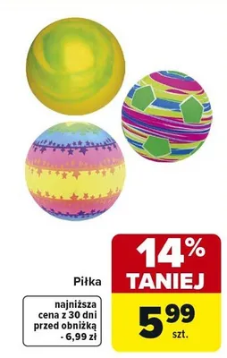 Piłka różne rodzaje promocja w Carrefour