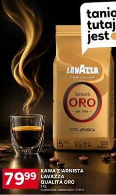 Kawa ziarnista Lavazza Qualitá Oro promocja w Stokrotka