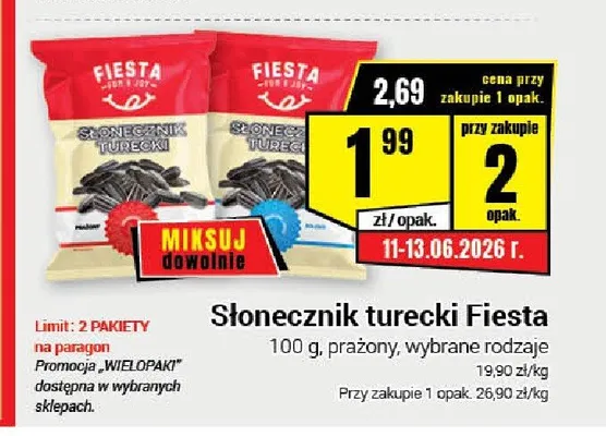 Słonecznik turecki Fiesta promocja w Premium Nasz Sklep