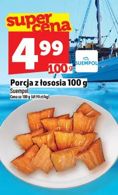 Porcja z łososia promocja w TOPAZ