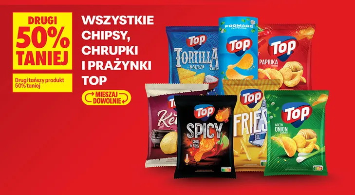 Chrupki Fries solone Top promocja w Biedronka