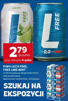 Piwo bezalkoholowe Lech Free promocja w Stokrotka