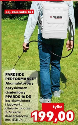 Akumulatorowy opryskiwacz ciśnieniowy PPARDS 16 D3 promocja w Kaufland