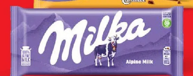 Czekolada Milka Alpine Milk 80-100g promocja w Lidl
