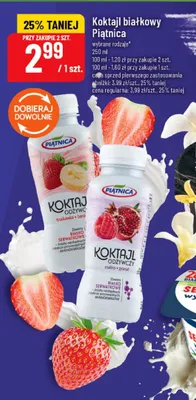 Koktajl białkowy Piątnica truskawka banan promocja w POLOmarket