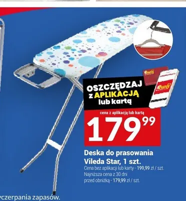 Deska do prasowania Vileda Star promocja w Twój Market