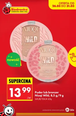 Bronzer Wild promocja w Biedronka