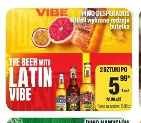 Piwo Desperados promocja w Tomi Markt