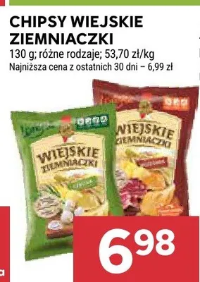 Chipsy wiejskie ziemniaczki promocja w Stokrotka