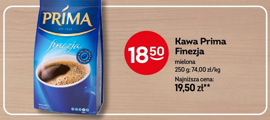 Kawa mielona Prima Finezja promocja w Żabka