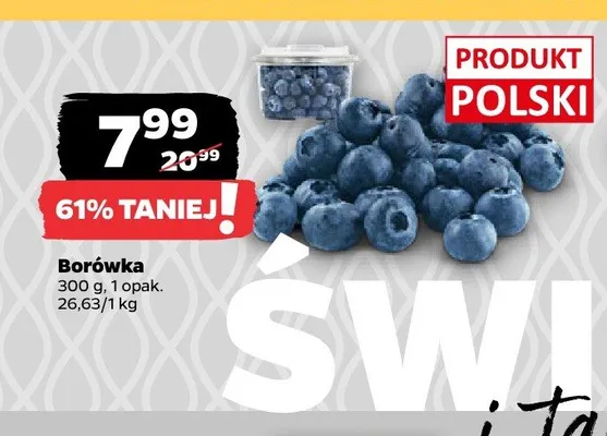 Borówka promocja w Netto