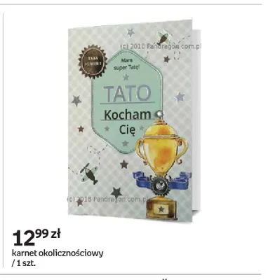Karnet okolicznościowy promocja w Empik