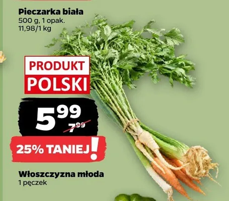 Włoszczyzna młoda promocja w Netto