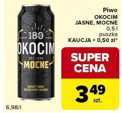 Piwo Okocim Mocne promocja w Carrefour Express