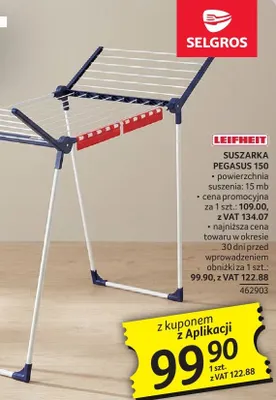 Suszarka Pegasus 150 promocja w Selgros