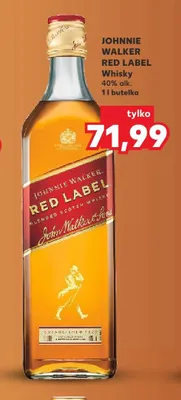 Whisky Johnnie Walker Red Label promocja w Kaufland