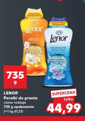 Perełki do prania Lenor promocja w Kaufland