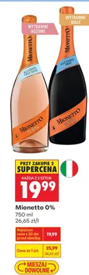 Wino Mionetto 0% promocja w Biedronka