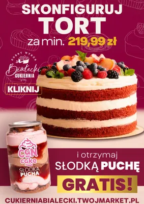 Tort Cukiernia Białecki promocja w Twój Market
